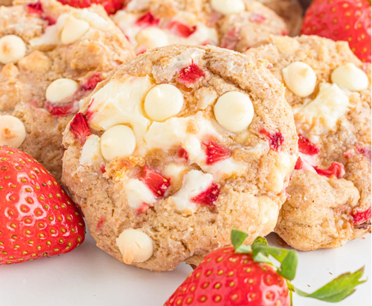 Strawberry Cheesecake Cookies